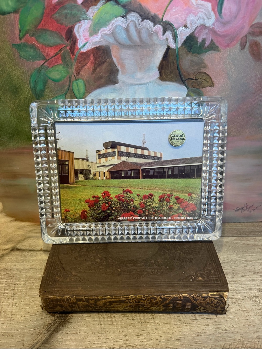 Cristal d'Arques Diamant crystal picture frame